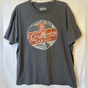 Gas Monkey Garage Custom Hot Rods Graphic Tee – Dallas Size XL